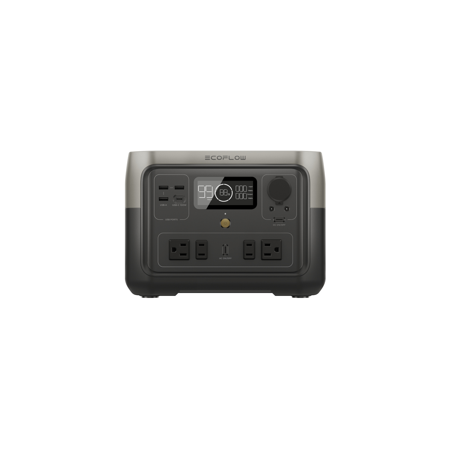 EcoFlow RIVER 2 Max ポータブル電源 512Wh 定格500W